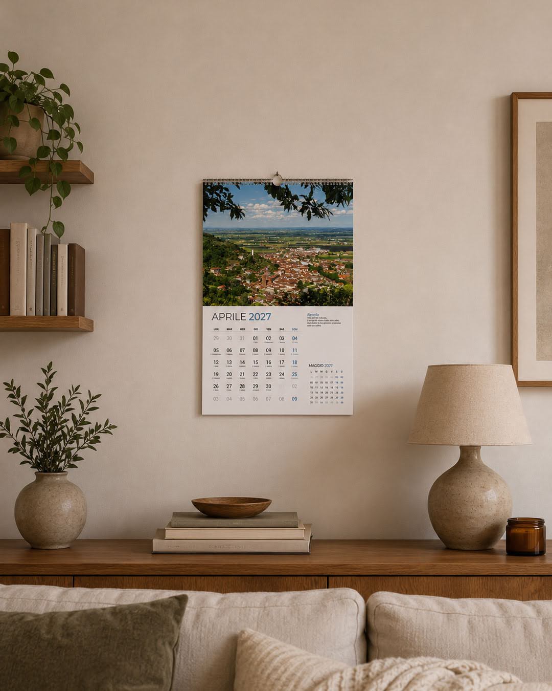 Aprile del calendario di montagna 2027 dedicato alla Valle Po e al Monviso